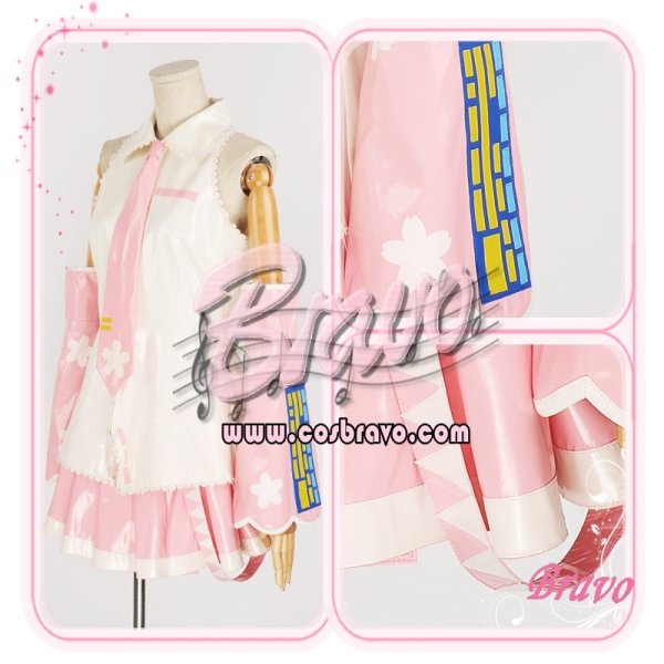 VOCALOID 初音ミク 桜ミク コスプレ衣装激安販売｜Cosbravoコスプレ