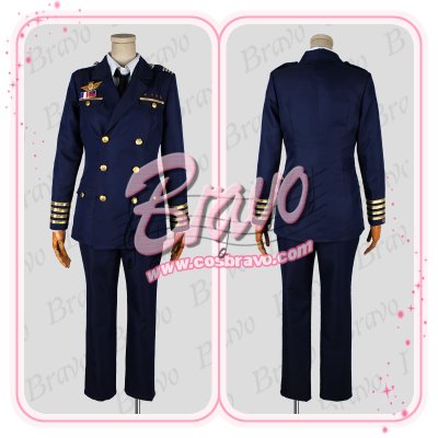 画像1: うたの☆プリンスさまっ♪ Shining Airlines　先輩パイロット 機長制服　コスプレ衣装