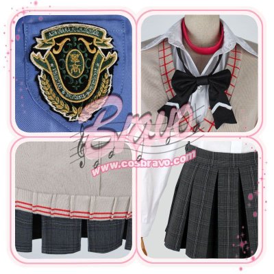 画像1: 学園K　葦中学園高校女子制服　ネコ　大野花沙耶　コスプレ衣装