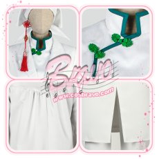 画像4: 鬼灯の冷徹　白澤　白衣(ノーマル)衣装　コスプレ衣装 (4)
