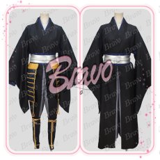 刀剣乱舞　鶴丸国永　黒バージョン　コスプレ衣装　防具付き