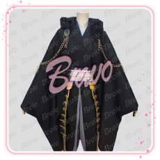 刀剣乱舞　鶴丸国永　黒バージョン　コスプレ衣装　防具付き