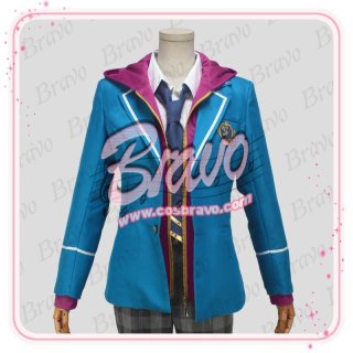 衣更真緒　ウィッグ　コスプレ　セット済み 衣更真緒 コスプレウィッグ 『あんさんぶるスターズ！』 耐熱