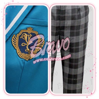 画像1: あんさんぶるスターズ！　夢ノ咲学院　男子制服　瀬名 泉　コスプレ衣装　ネクタイ3色セット