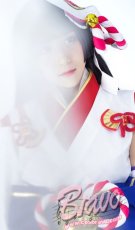 陰陽師 雪女(ゆきおんな) 月見桜の精 コスプレ衣装
