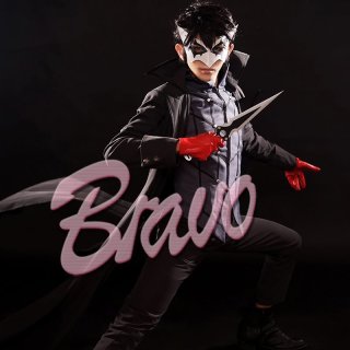 ペルソナ5 Persona5 佐倉双葉 コスプレウィッグ 伊達メガネ付き