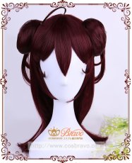 画像1: 陰陽師 桃の精（モモのせい） コスプレウィッグ (1)