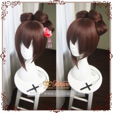 画像2: 陰陽師 桃の精（モモのせい） 天真爛漫 コスプレウィッグ (2)