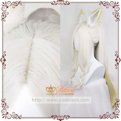 画像2: 陰陽師 白狼(はくろう) コスプレウィッグ 耳含み