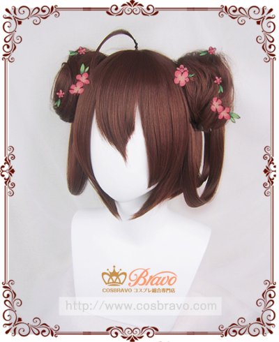 画像1: 陰陽師 桃の精（モモのせい） コスプレウィッグ
