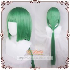 画像2: 陰陽師 青行燈(あおあんどん) 花舞蝶々 コスプレウィッグ (2)
