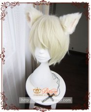画像1: 不機嫌なモノノケ庵 妖狐ヤヒコ コスプレウィッグ (1)