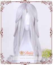 画像1: 陰陽師 白無常（しろむじょう） コスプレウィッグ (1)