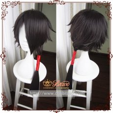 画像2: 陰陽師 鬼使黒 黒無常（くろむじょう） コスプレウィッグ (2)