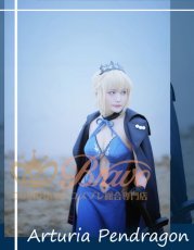 画像6: Fate/Grand Order FGO アルトリア・ペンドラゴン オルタ 霊基再臨 3段階 水着 黒王 コスプレ衣装 (6)