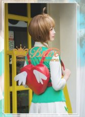 画像4: カードキャプターさくら クリアカード編 ED 木之本桜 コスプレ衣装 コスプレカバン コスプレ道具 (4)