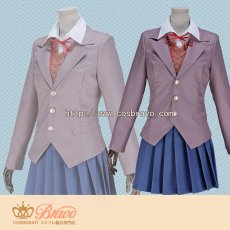 画像1: Doki Doki Literature Club! ドキドキリテラチャークラブ DDLC Monika  モニカ 制服 コスプレ衣装 (1)