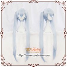 画像2: VOCALOID ボーカロイド SNOW MIKU 2018 雪ミク 初音ミク コスプレウイッグ (2)