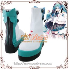 画像1: VOCALOID ボーカロイド マジカルミライ 2017 初音ミク コスプレ靴 (1)
