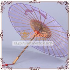 画像1: 陰陽師 神楽 夏スキン 桜色金魚 和傘 コスプレ道具 80cm (1)