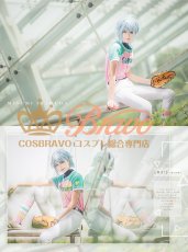 画像5: A3！(エースリー) 初恋甲子園 2期PV 夏組 斑鳩三角  チアリーダー コスプレ衣装 (5)