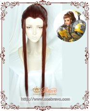 画像1: Overwatch OW オーバーウォッチ Brigita ブリギッテ コスプレウィッグ (1)
