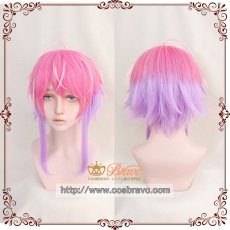 画像2: ヒプノシスマイク Fling Posse easy R 飴村乱数 コスプレウィッグ (2)