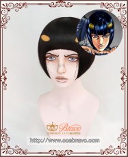 画像1: ジョジョの奇妙な冒険 黄金の風 ブローノ・ブチャラティ コスプレウィッグ (1)