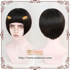 画像2: ジョジョの奇妙な冒険 黄金の風 ブローノ・ブチャラティ コスプレウィッグ (2)