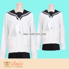 画像1: アズールレーン セーラー服 学園トロイメライ 愛宕 コスプレ衣装 (1)