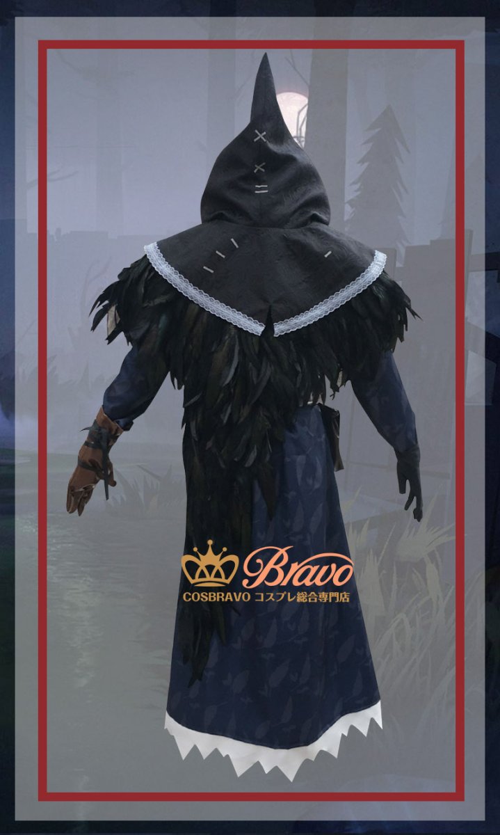 画像4: 第五人格 IdentityV 夜行フクロウ 占い師 イライ?クラーク コスプレ衣装 (4)