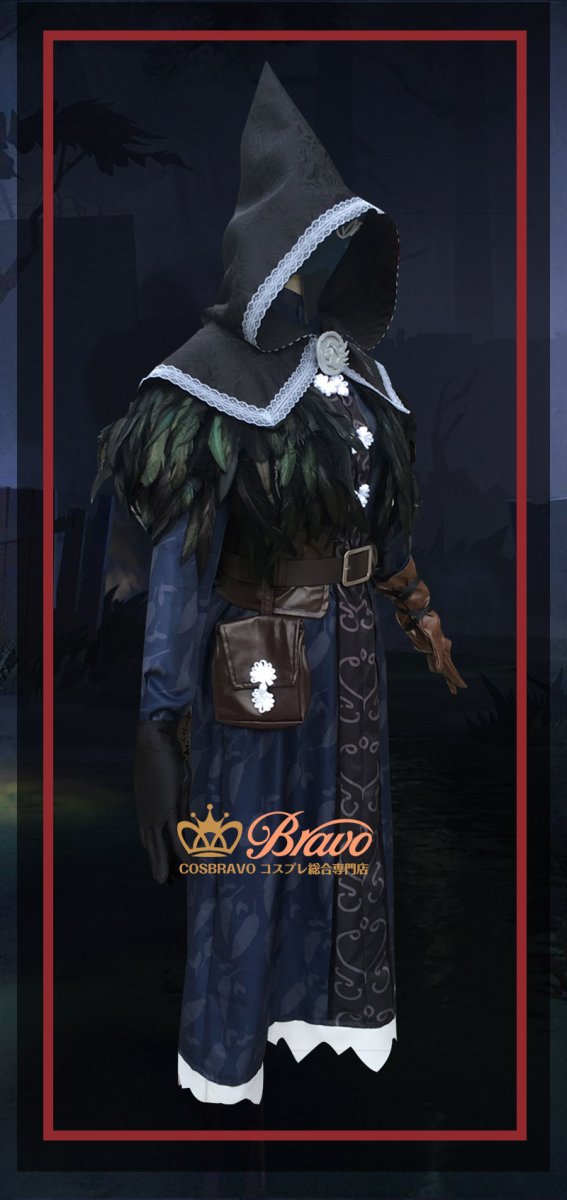 画像3: 第五人格 IdentityV 夜行フクロウ 占い師 イライ?クラーク コスプレ衣装 (3)