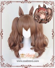画像1: アークナイツ アンジェリーナ コスプレウィッグ (1)
