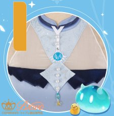 画像10: 原神 モンド城 ジン 海風の夢 コスプレ衣装 (10)