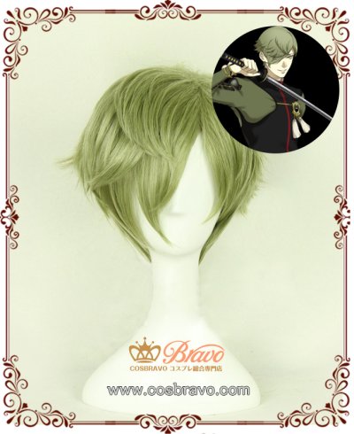 画像1: 刀剣乱舞　鶯丸　コスプレウィッグ