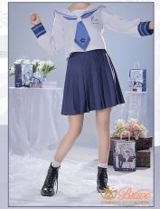 画像5: 原神 稲妻城 神里綾華 制服 コスプレ衣装 (5)