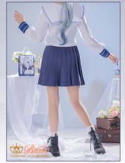 画像3: 原神 稲妻城 神里綾華 制服 コスプレ衣装 (3)