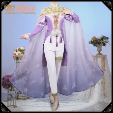 画像2: ツイステ風 [夜空のシフォン] リドル コスプレ衣装 (2)