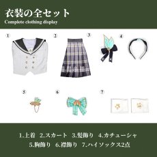 画像14: 崩壊：スターレイル  春の贈り物 ホタル コスプレ衣装 (14)
