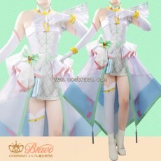 画像1: キミとアイドルプリキュア キュアズキューン コスプレ衣装 (1)