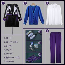 画像11: ツイステ風 ボードゲーム部 クラブ・ウェア イデア コスプレ衣装(バッグ付き) (11)