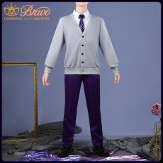 画像4: ツイステ風 ボードゲーム部 クラブ・ウェア アズール コスプレ衣装(バッグ付き) (4)