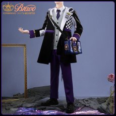 画像2: ツイステ風 ボードゲーム部 クラブ・ウェア アズール コスプレ衣装(バッグ付き) (2)