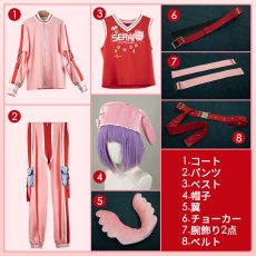 画像13: バーチャルYouTuber Vtuber セラフ Angelic Dream コスプレ衣装 (13)