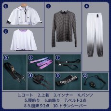 画像12: バーチャルYouTuber Vtuber ローレン 4周年新衣装 白 コスプレ衣装 (12)