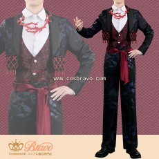 画像1: ツイステ風 珊瑚の海 渚のセレブレイト リドル コスプレ衣装 (1)