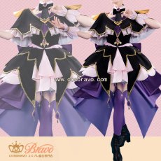 画像1: 名探偵プリキュア！キュアアルカナ・シャドウ コスプレ衣装 (1)