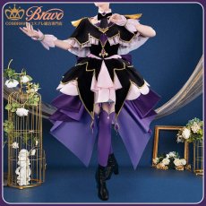 画像2: 名探偵プリキュア！キュアアルカナ・シャドウ コスプレ衣装 (2)