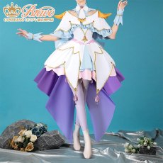画像2: 名探偵プリキュア！ 真実を照らす白き光 キュアアルカナ コスプレ衣装 (2)