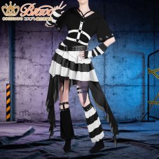 画像2: バーチャルYouTuber Vtuber 囚人番号310 月ノ美兎 Cellmates衣装 コスプレ衣装 (2)